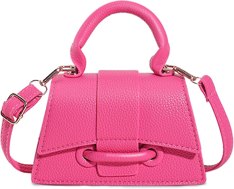FALETO Mini Purses for Women Cute Top Handle Crossbody Bag Stylish Tiny Clutch Handbag with Strap - Image 1